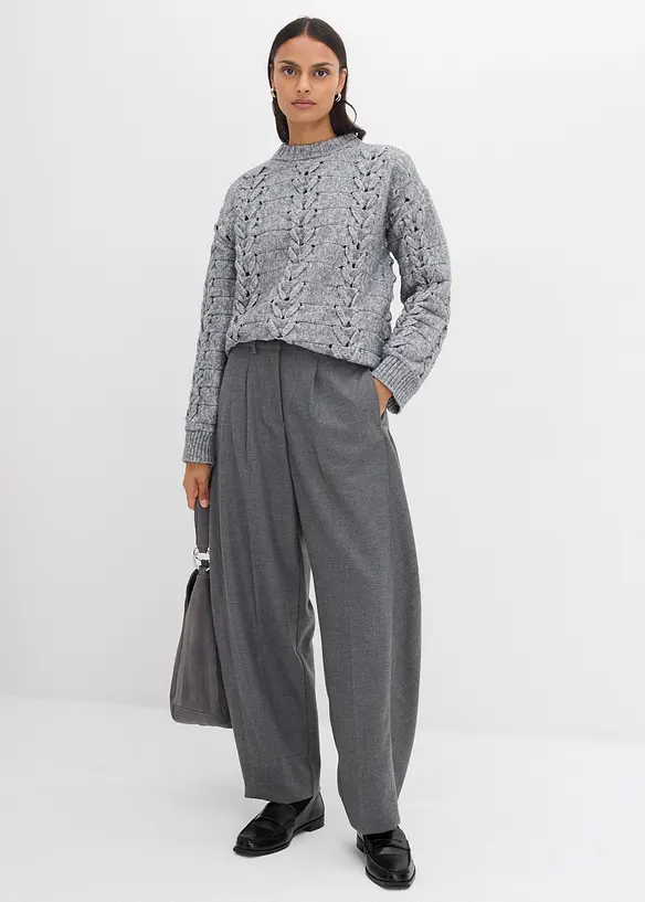 Pantalon à taille élastiquée, bonprix