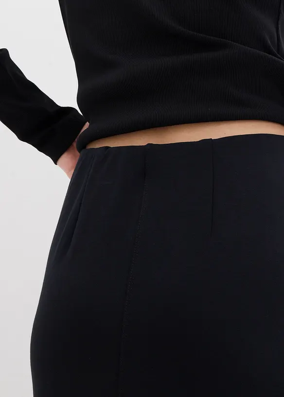 Jupe midi en matière néoprène, bonprix