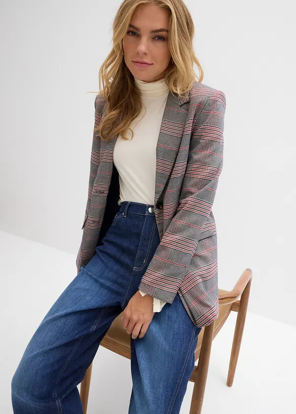 Jean baggy taille haute, bonprix