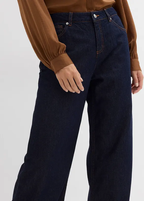 Jean baggy taille mi-haute, bonprix