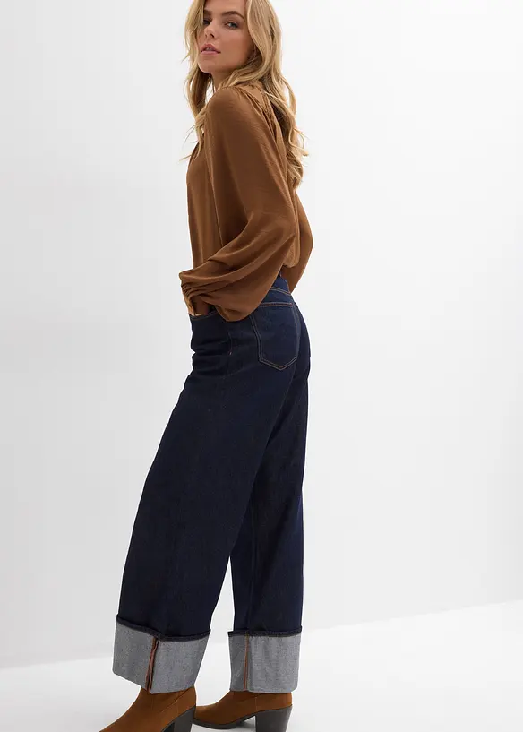 Jean baggy taille mi-haute, bonprix