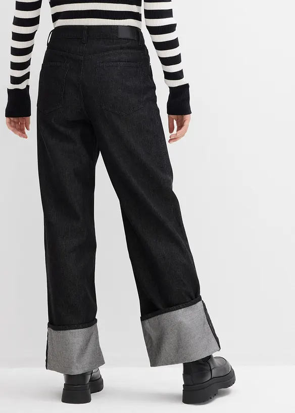 Jean baggy taille mi-haute, bonprix