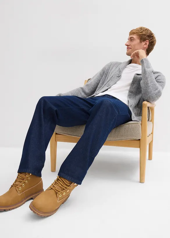 Jean loose 100% coton, droit, bonprix