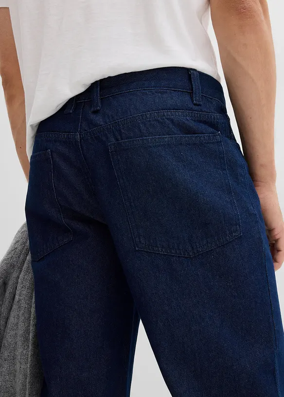 Jean loose 100% coton, droit, bonprix