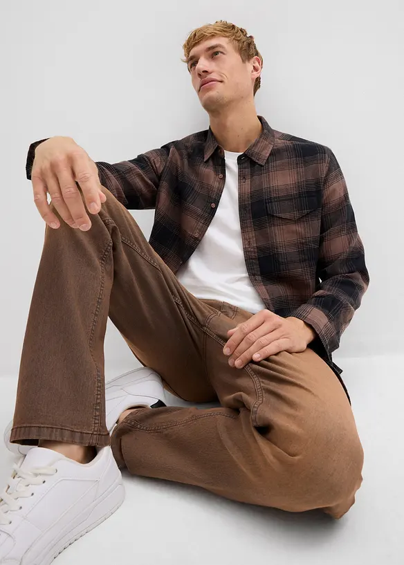 Chemise en flanelle 100% coton, bonprix