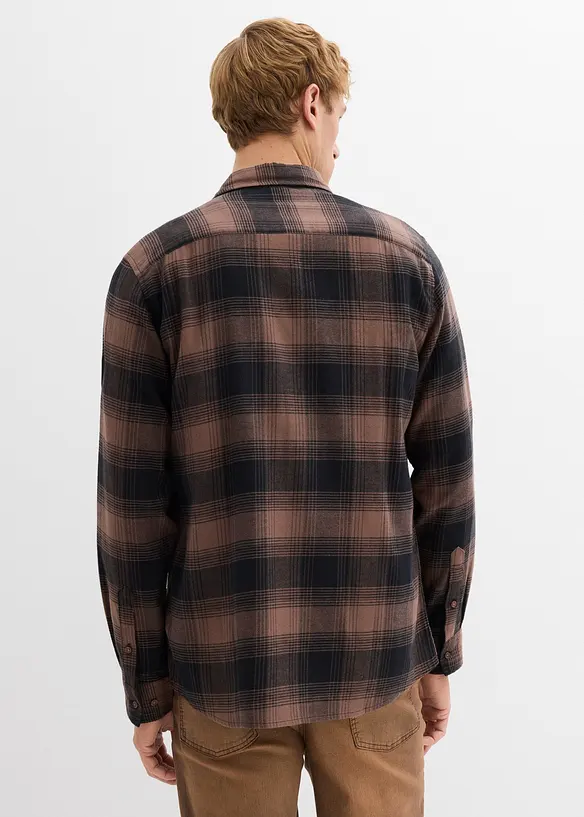 Chemise en flanelle 100% coton, bonprix