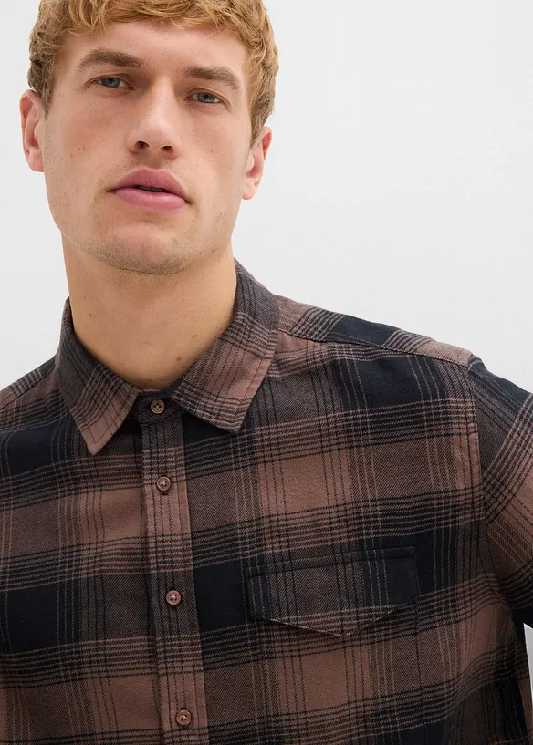 Chemise en flanelle 100% coton, bonprix