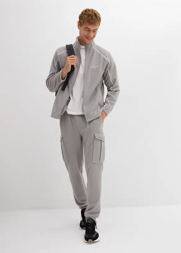 Veste polaire chaude à détails sportifs, bonprix