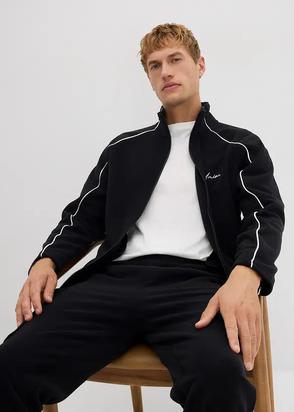 Veste polaire chaude à détails sportifs, bonprix