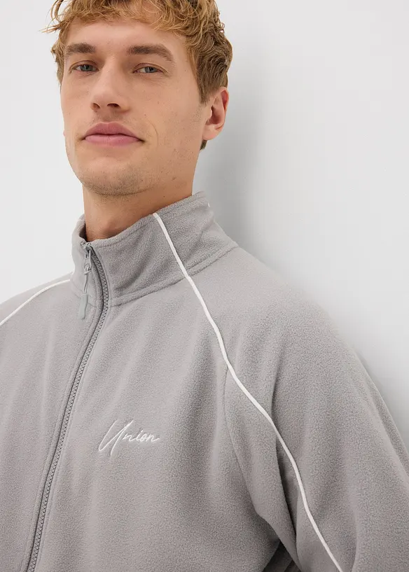 Veste polaire chaude à détails sportifs, bonprix