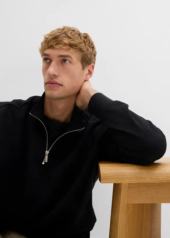 Sweat oversize 100% coton, bonprix