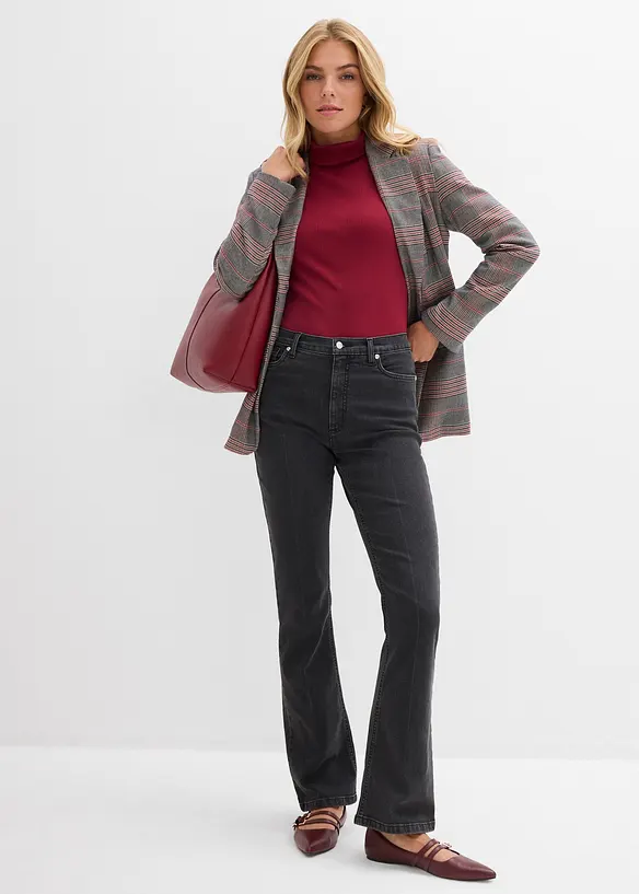 Jean bootcut taille haute, bonprix