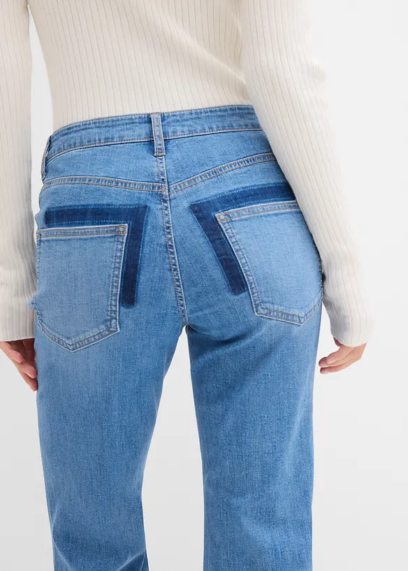 Jean flare taille mi-haute, bonprix