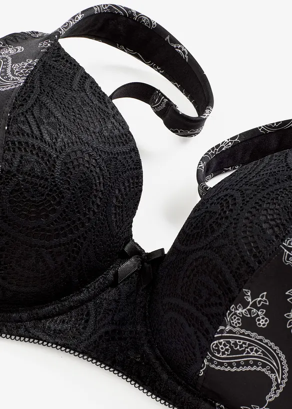 Soutien-gorge à coques et bretelles rembourrées, bonprix