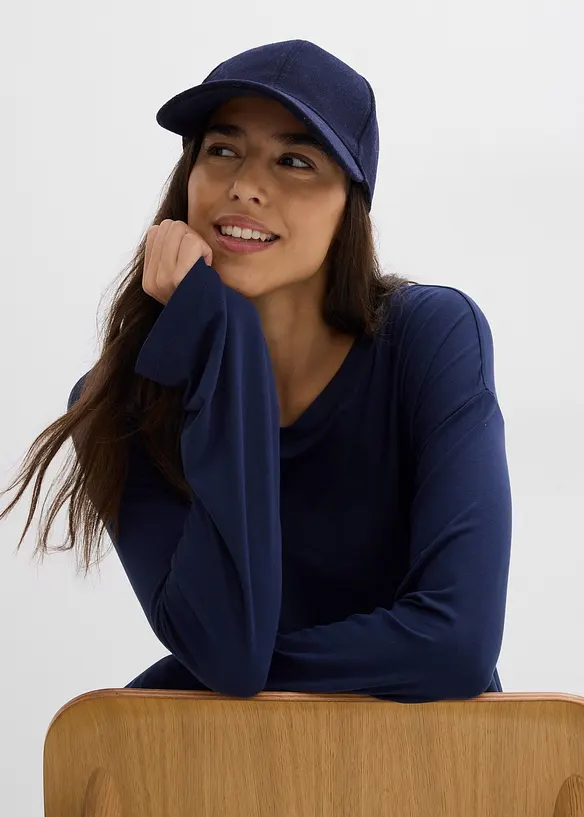 T-shirt fluide et oversize en viscose extensible, bonprix