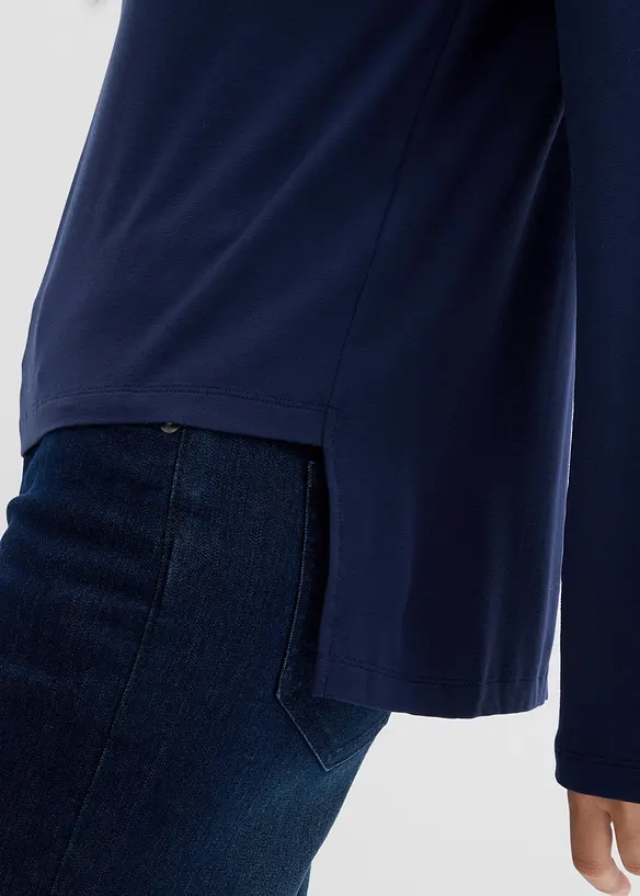 T-shirt fluide et oversize en viscose extensible, bonprix