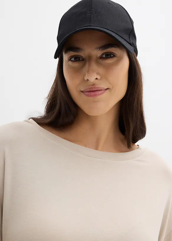 T-shirt fluide et oversize en viscose extensible, bonprix