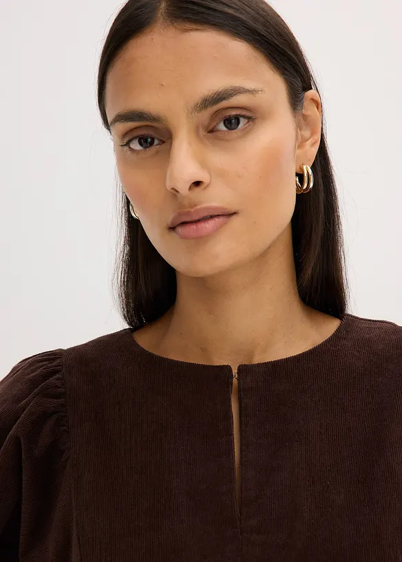 Robe en velours côtelé, bonprix