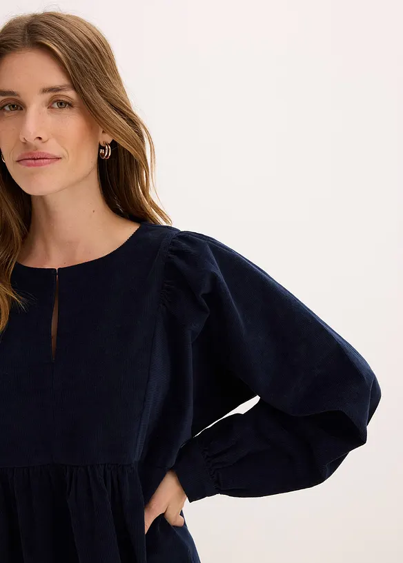 Robe en velours côtelé, bonprix