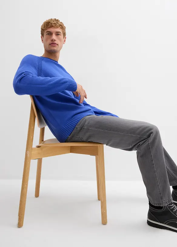 Pull en fine maille de coton, bonprix