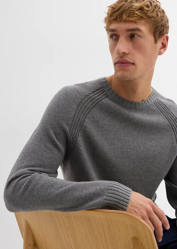 Pull en fine maille de coton, bonprix