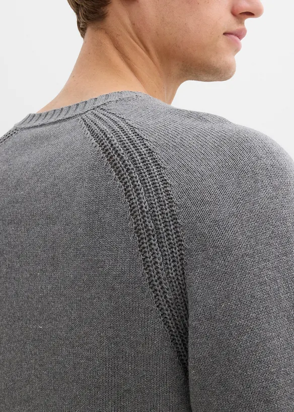 Pull en fine maille de coton, bonprix