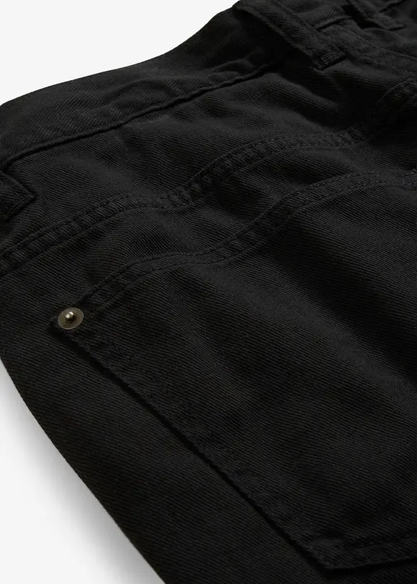 Pantalon thermique, droit et décontracté, taille élastiquée, bonprix