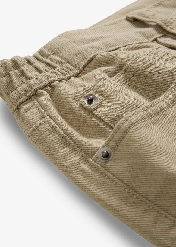 Pantalon thermique, droit et décontracté, taille élastiquée, bonprix