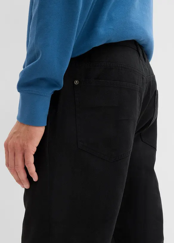 Pantalon thermique, droit et décontracté, taille élastiquée, bonprix