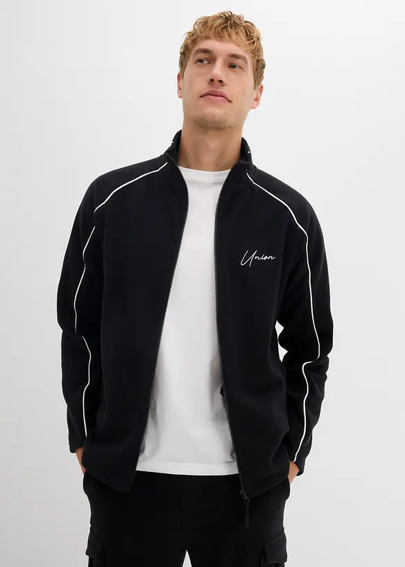 Veste polaire chaude à détails sportifs, bonprix