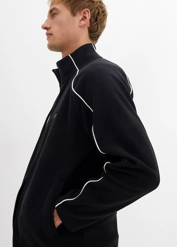 Veste polaire chaude à détails sportifs, bonprix