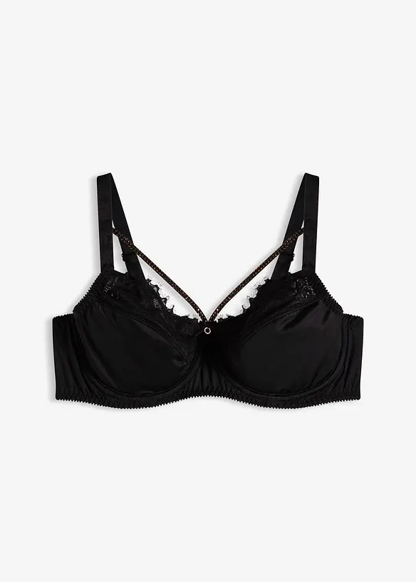 Soutien-gorge minimiseur à lanières strassées amovibles, bonprix