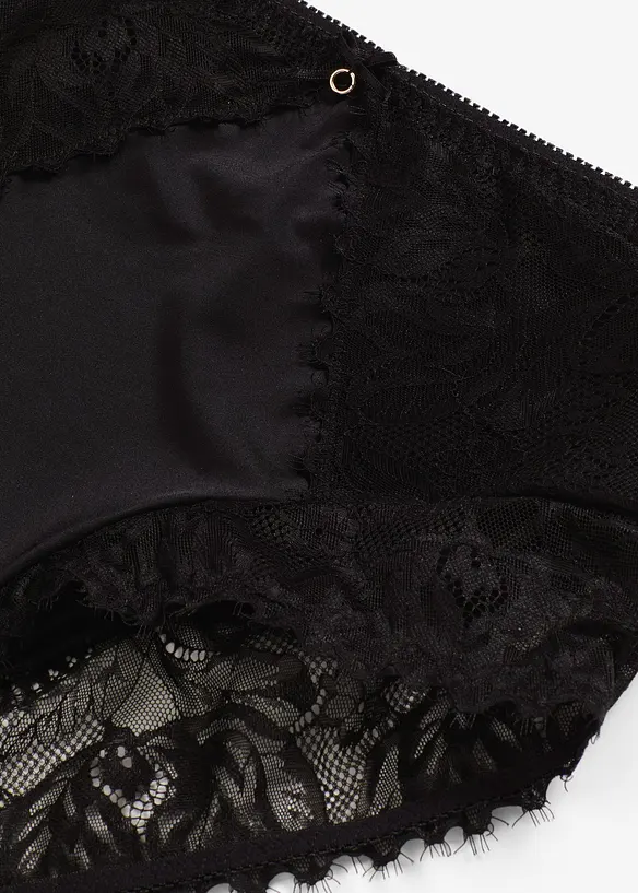 Slip taille haute avec matière brillante, bonprix