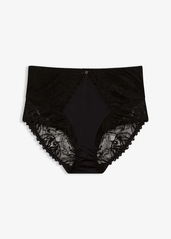 Slip taille haute avec matière brillante, bonprix