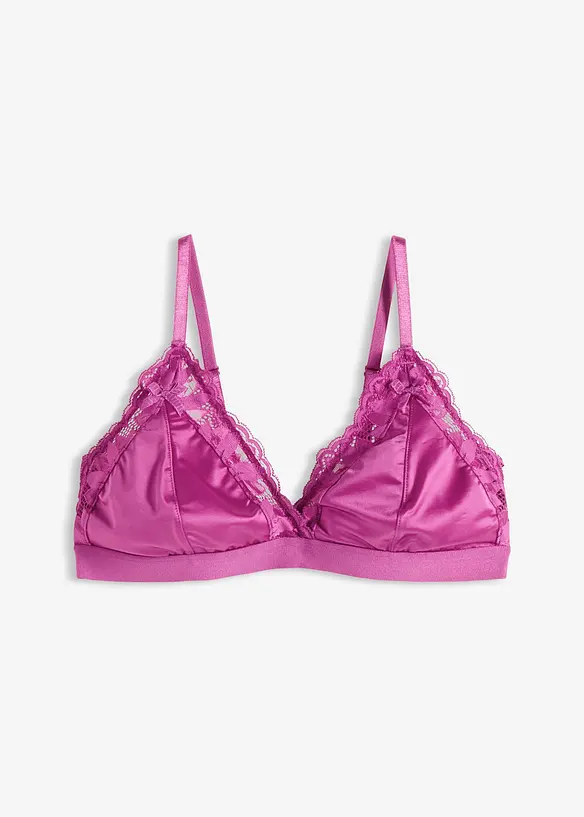 Soutien-gorge bralette en matière brillante, bonprix