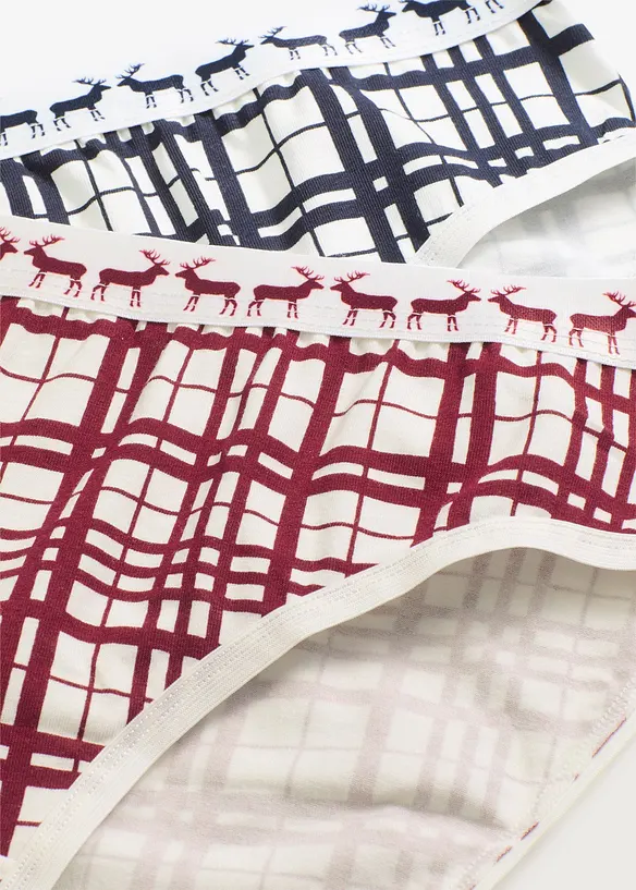 Lot de 4 slips Maxi coton, bonprix