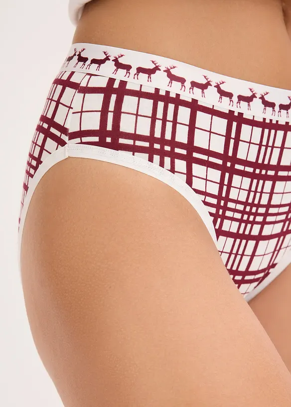 Lot de 4 slips Maxi coton, bonprix