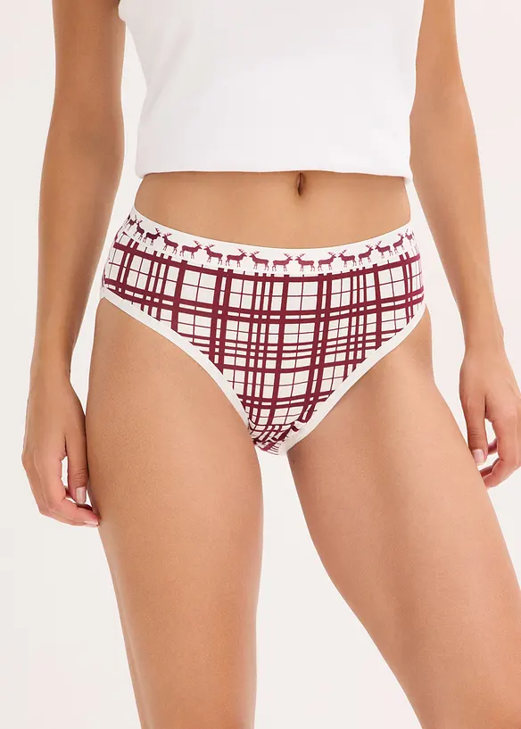 Lot de 4 slips Maxi coton, bonprix