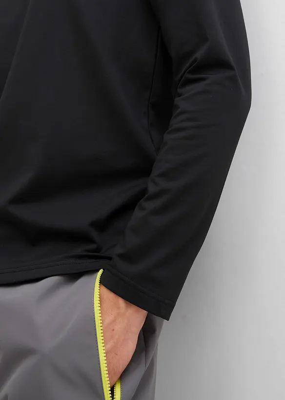 Lot de 2 T-shirts manches longues chauds, slim, bonprix