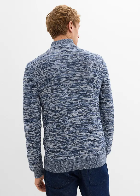 Pull camionneur chiné en coton mélangé, bonprix