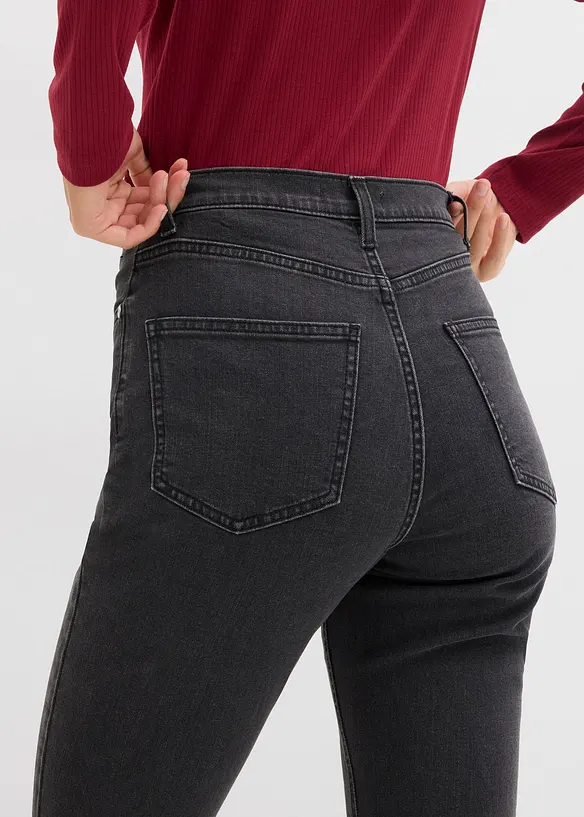 Jean bootcut taille haute, bonprix