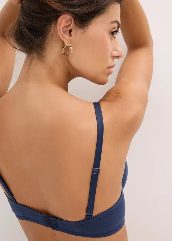 Lot de 2 soutiens-gorge coton à coques et armatures, bonprix