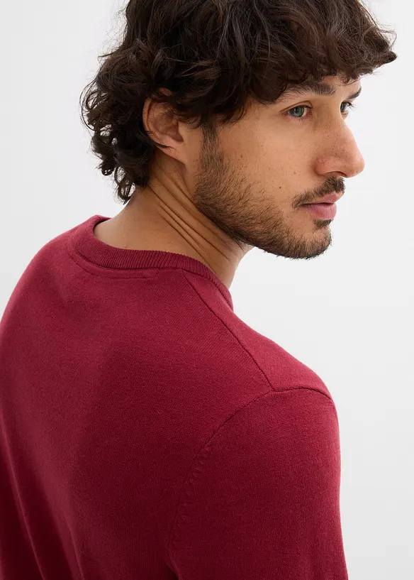 Pull doux en fine maille de coton majoritaire, bonprix