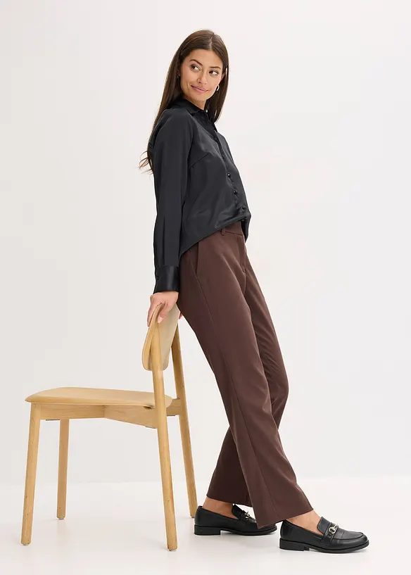 Pantalon de tailleur avec fentes, bonprix