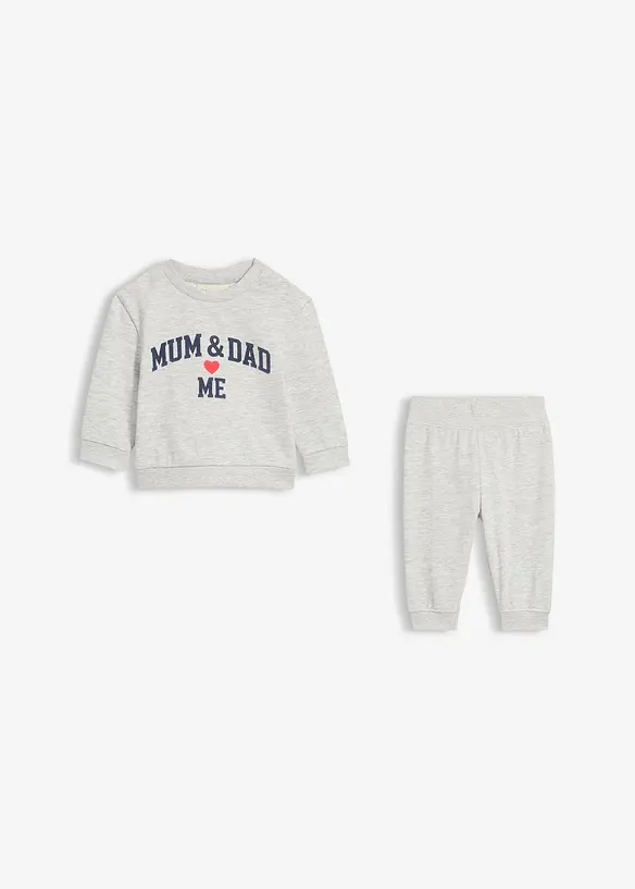 Sweat-shirt et pantalon (ens. 2 pces), bonprix