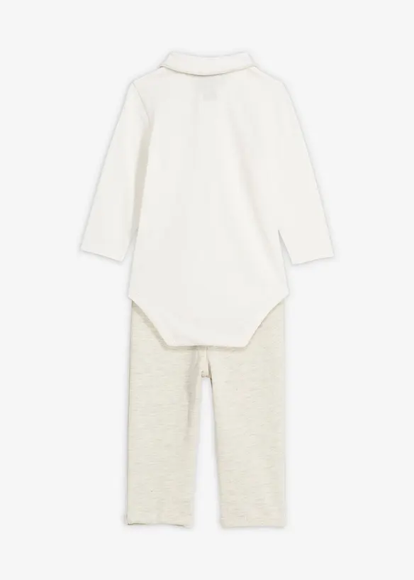Body et pantalon 100% coton (ens. 2 pces), bonprix
