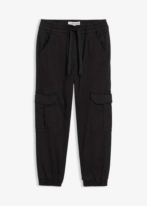 Pantalon cargo thermique doublé jersey, Regular, bonprix