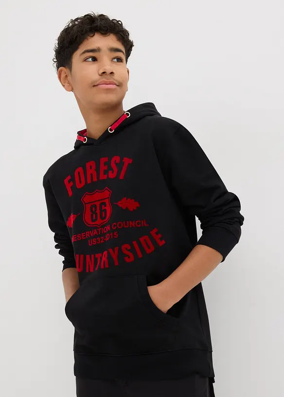 Sweat à capuche, bonprix