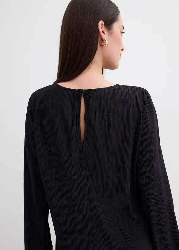 Robe midi aspect froissé, bonprix