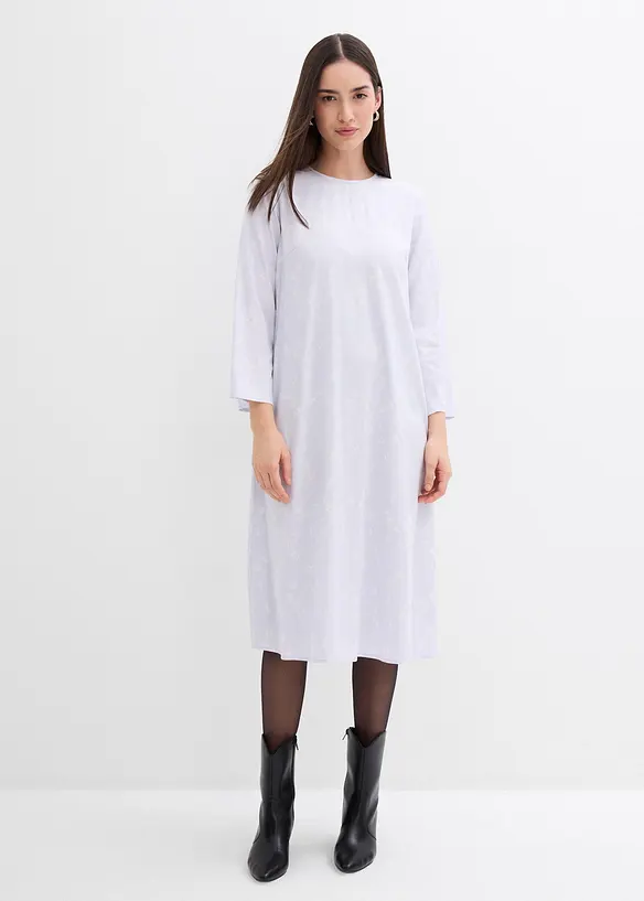 Robe midi florale 100% viscose, bonprix